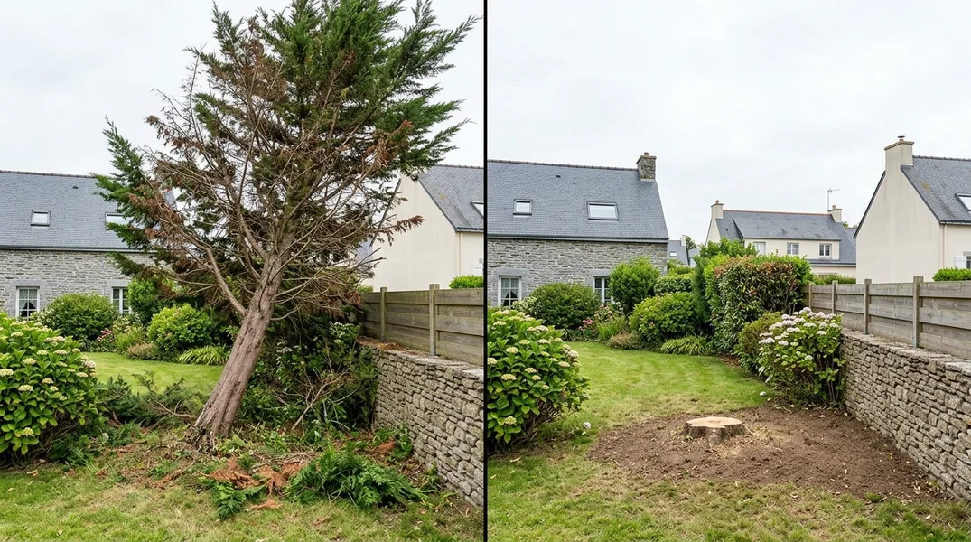 Arbre fendu par le vent dans le Cotentin : les bons réflexes après une tempête